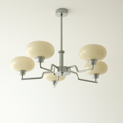 Lustre Bauhaus en verre style art déco moderne — LZ3X9V