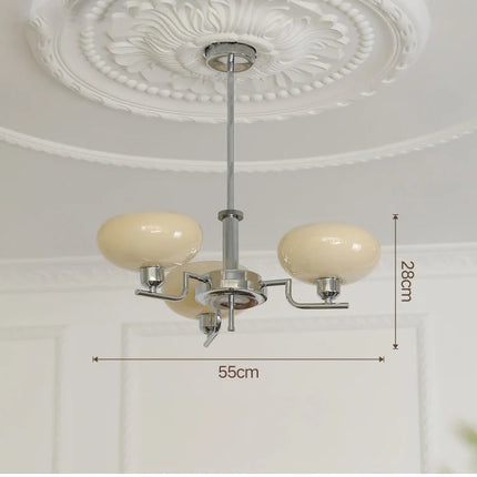 Lustre suspension en verre style Bauhaus pour décoration moderne — LZ4X9P