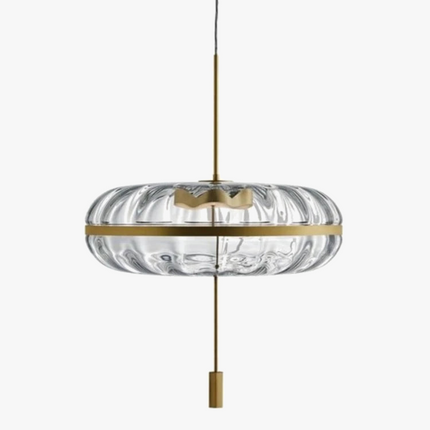 Lustre circulaire en verre style nordique pour bar et restaurant — LZ4X9P2