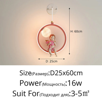 lustre créatif dessin animé mignon pour enfants filles et garçons