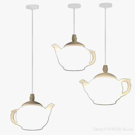 Suspension lustre créatif forme théière design moderne — LZ4QJ7M