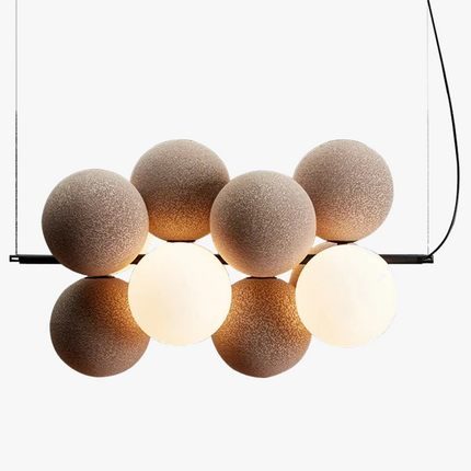 Lustre créatif en velours pour espace contemporain — LZ4X9P2Q