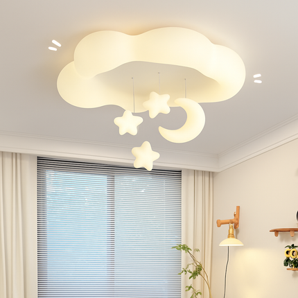 Lustre créatif suspension nuage, lune et étoile pour enfants — LZ4P9X