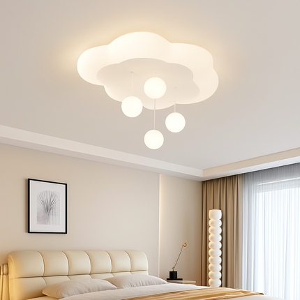 Lustre créatif suspension nuage, lune et étoile pour enfants — LZ4P9X