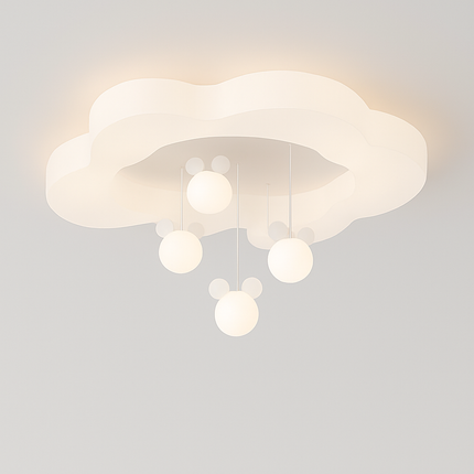 Lustre créatif suspension nuage, lune et étoile pour enfants — LZ4P9X