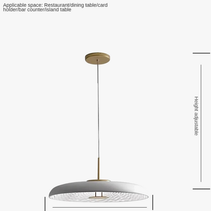 Lustre créatif à pot ondulé pour restaurant et magasin — LZ4X9T2