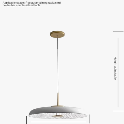 Lustre créatif à pot ondulé pour restaurant et magasin — LZ4X9T2