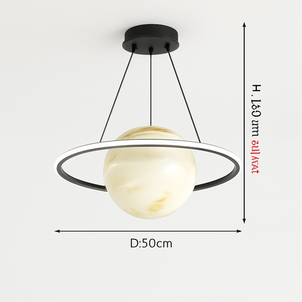 Lustre enfant avec motifs planètes et étoiles — LZ4X9T2