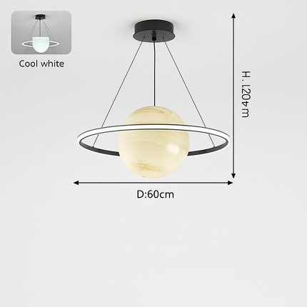 Lustre enfant avec motifs planètes et étoiles — LZ4X9T2