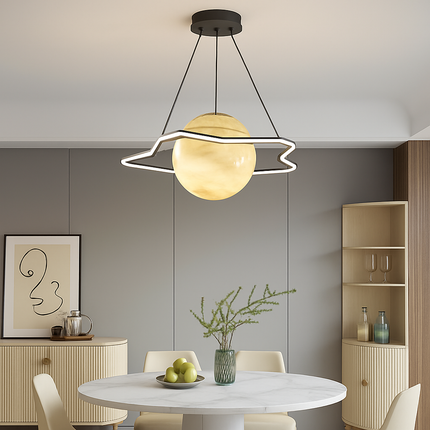 Lustre enfant avec motifs planètes et étoiles — LZ4X9T2