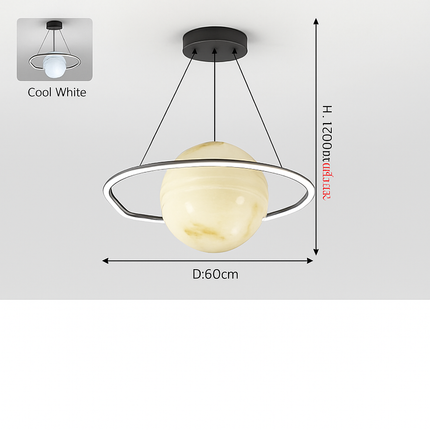 Lustre enfant avec motifs planètes et étoiles — LZ4X9T2