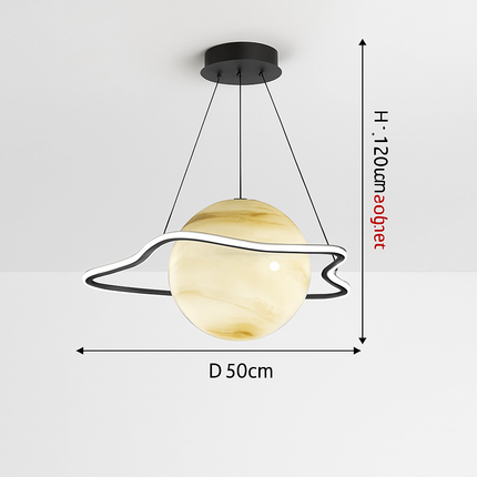 Lustre enfant avec motifs planètes et étoiles — LZ4X9T2