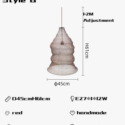 Lustre suspension créatif pour restaurant, bar et hôtel — LZ4XJ9