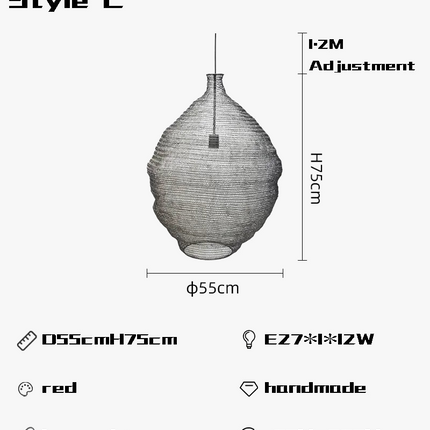 Lustre suspension créatif pour restaurant, bar et hôtel — LZ4XJ9