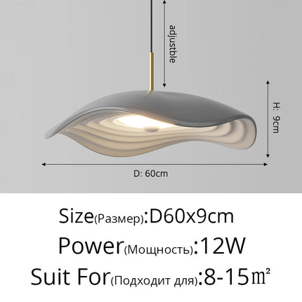 Lustre moderne minimaliste style wabi-sabi pour bar créatif — LZ4X9T2