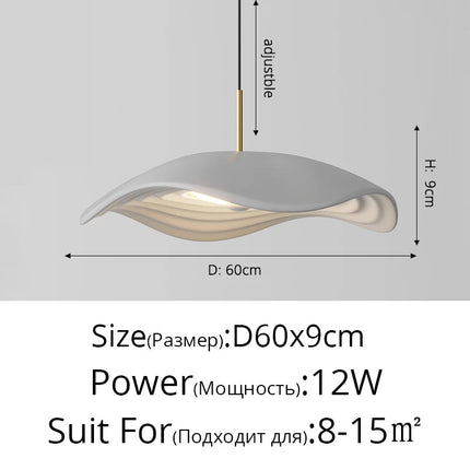 Lustre moderne minimaliste style wabi-sabi pour bar créatif — LZ4X9T2