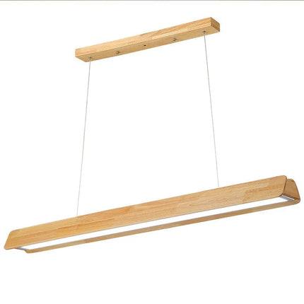 Lustre de bureau style nordique en rondins pour magasin — LZ7XQ2