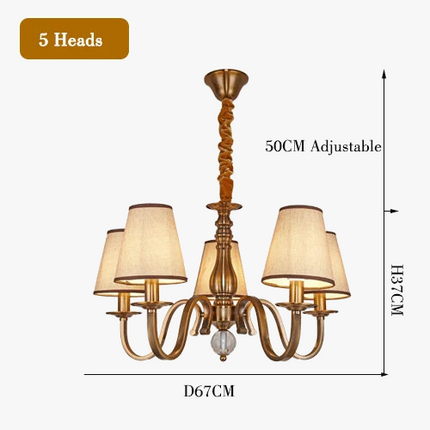 Lustre classique de luxe suspension pour éclairage plafond — LZ4X9J