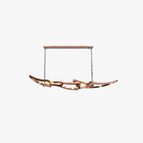 Longueur 150cm / Corps de lampe chromé / Lumière chaude, pas de télécommande