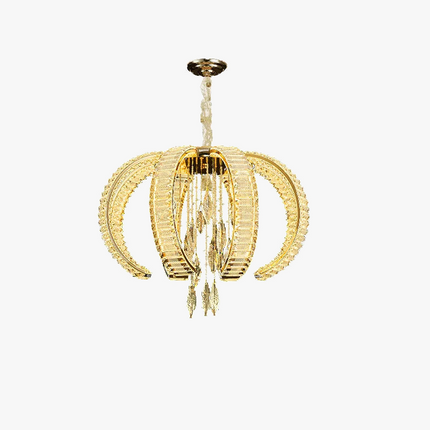 lustre de luxe en cristal pour villas haut de gamme personnalisé