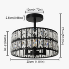 Lustre noir / Changeable / CHINE
