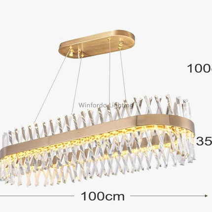 Lustre de luxe en cristal Winfordo WF-XD009 pour éclairage intérieur — LZ4P9XQ