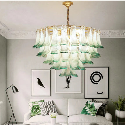 Lustre suspendu en verre avec éclairage LED intégré — LZ4P9XQ