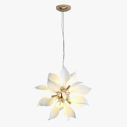 Lustre moderne en céramique forme pétale pour magasin — LZ4X9T