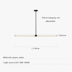 L 120 cm / Argent / Dimmable