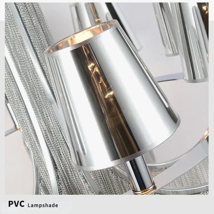 Lustre moderne de luxe avec éclairage intégré pour mariage — LZ4X9P