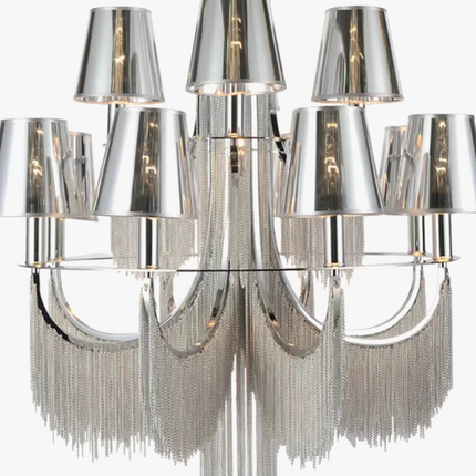 Lustre moderne de luxe avec éclairage intégré pour mariage — LZ4X9P