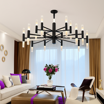 Lustre suspendu moderne au design artistique simple — LZ4X9P2
