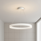Cadre blanc / Dia30cm / Blanc chaud 3000K
