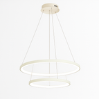Noir / 4 anneaux - 20/40/60/80cm / Dimmable