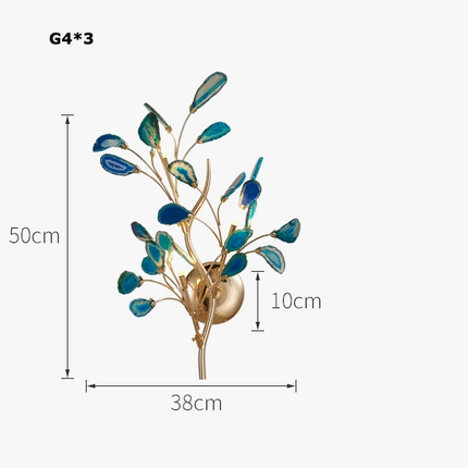 Lustre art déco en agate colorée pour intérieur élégant — LZ4X9P2