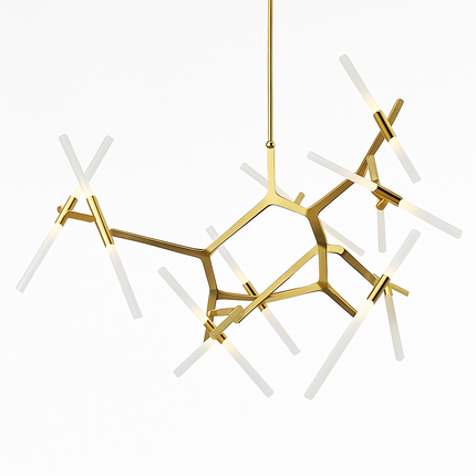 Lustre design à branches tubulaires Arts — LZ4Q9XJ2