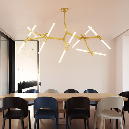 Lustre design à branches tubulaires Arts — LZ4Q9XJ2