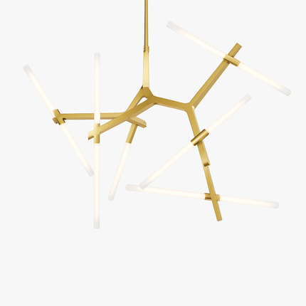 Lustre design à branches tubulaires Arts — LZ4Q9XJ2