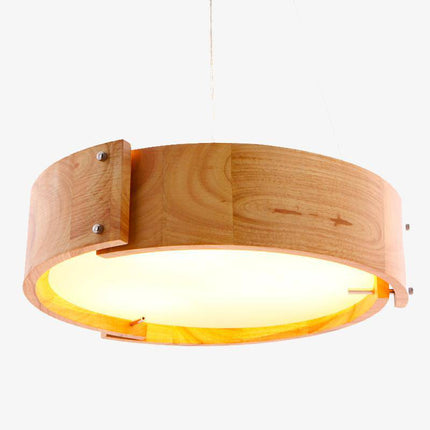 Lustre en bois design arcs de cercles — LZ4M9XQ