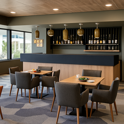 Lustre en verre pour bar et restaurant — LZ4Q7X9T