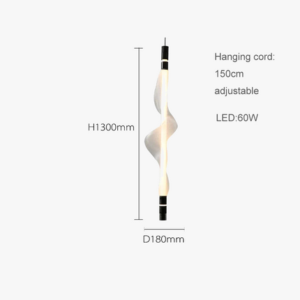 Lustre LED tendance en acrylique design moderne 2024 — LZ7QX9