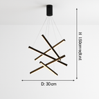 5 lumières - L80cm / Chaude