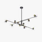 Blanc - 6 ampoules avec barre horizontale / Chaude
