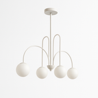 4 lampes - Blanc