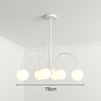 6 lampes - Blanc