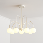 8 lampes - Blanc