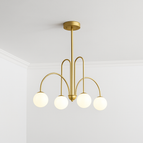 4 lampes - Doré