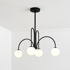 4 lampes - Noir