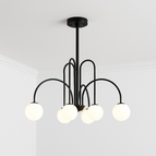 6 lampes - Noir