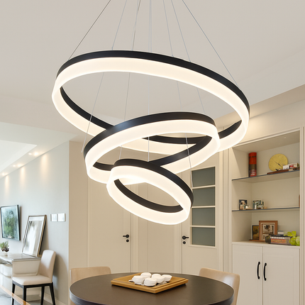 Lustre LED cercle moderne design — LZ4X9P2